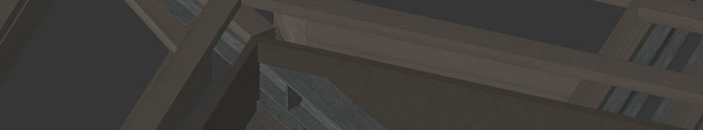 3D Aufbau eines Systems aus Holz